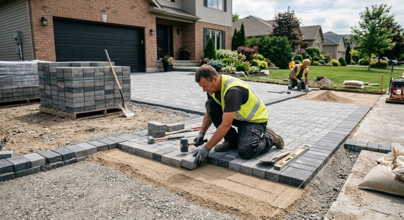 Our team working on Concrete Installation projects in Pittsburgh, PA