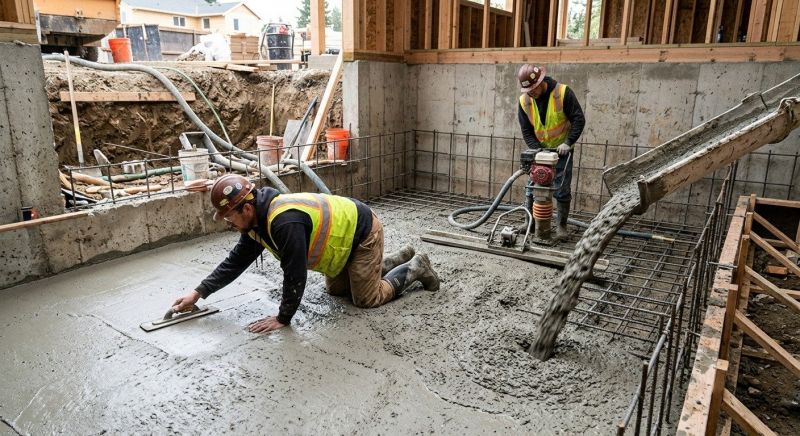 Basement Concrete Installation in Aliquippa, PA