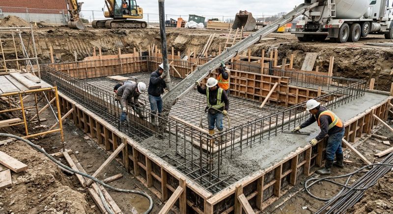 Basement Concrete Installation in Carnegie, PA