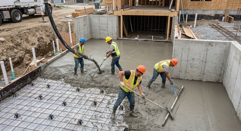 Basement Concrete Installation in Elizabeth, PA