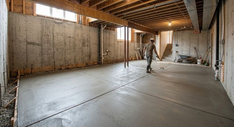 Basement Concrete Installation in Venetia, PA