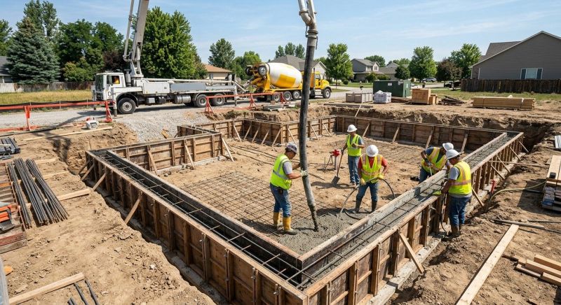 Cement Foundation Installation in Pittsburgh, PA