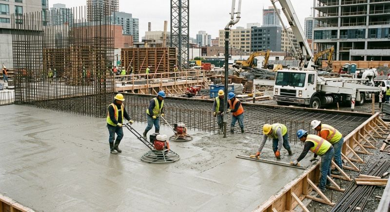Commercial Slab Construction in Elizabeth, PA