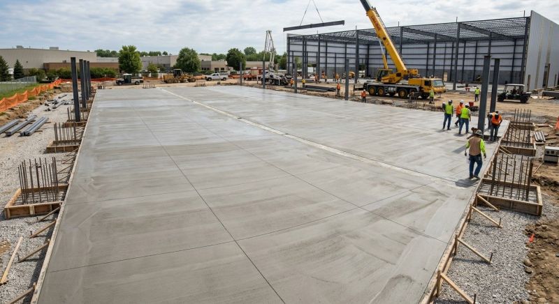 Commercial Slab Construction in Irwin, PA