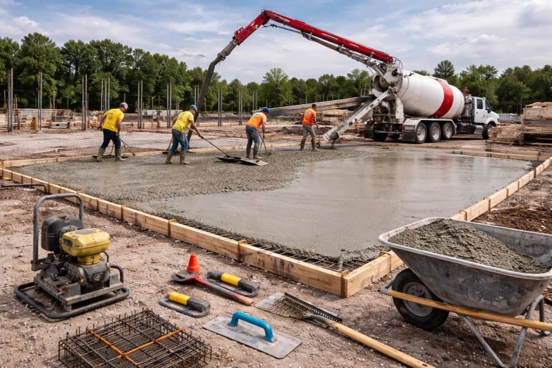 Commercial Slab Installation in Cranberry Twp, PA