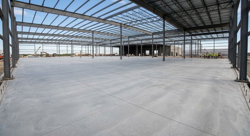 Commercial Slab Installation in Freeport, PA