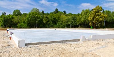 Commercial Slab Installation in Harmony, PA
