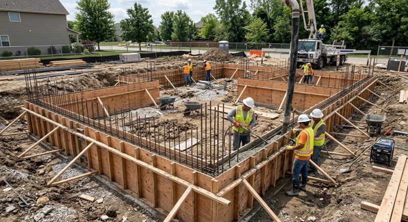 Foundation Construction in Zelienople, PA