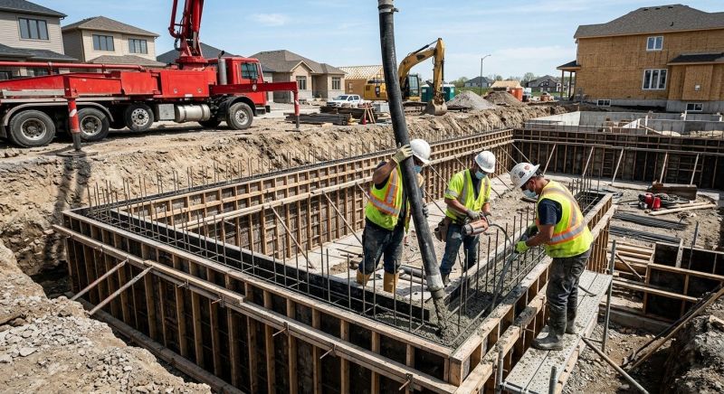 Foundation Pouring in Pittsburgh, PA