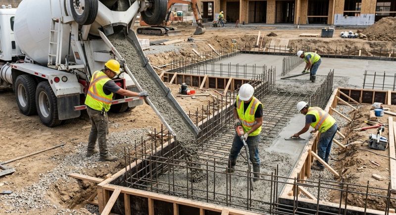 Foundation Wall Pouring in Freeport, PA