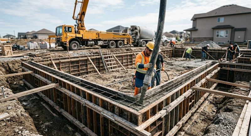 Foundation Wall Pouring in New Kensington, PA