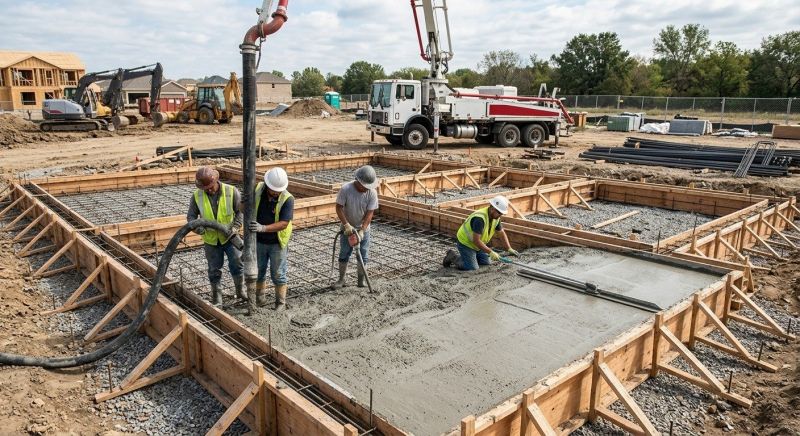 Poured Foundation Installation in Pittsburgh, PA
